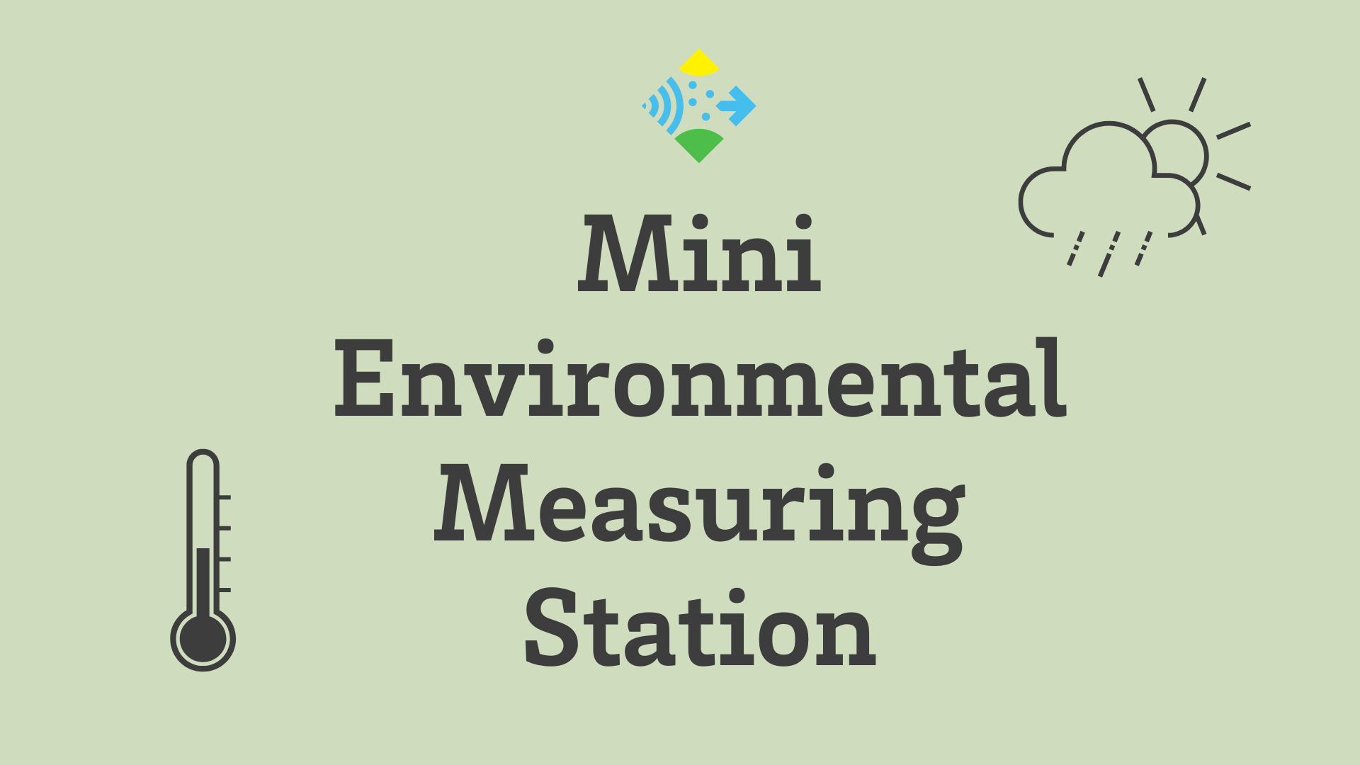 Mini environmental measuring station - Logo