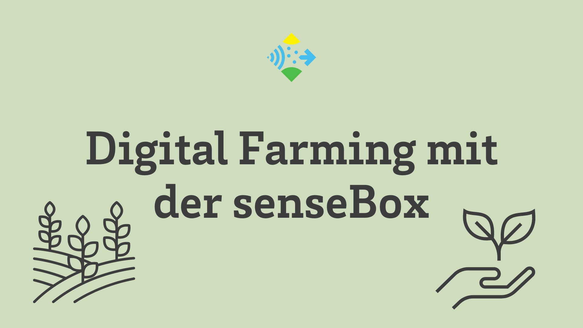 Digital Farming mit der senseBox - Logo