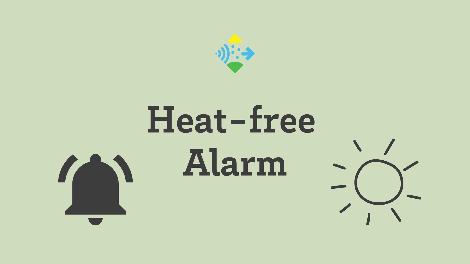 Heat-free alarm - Logo